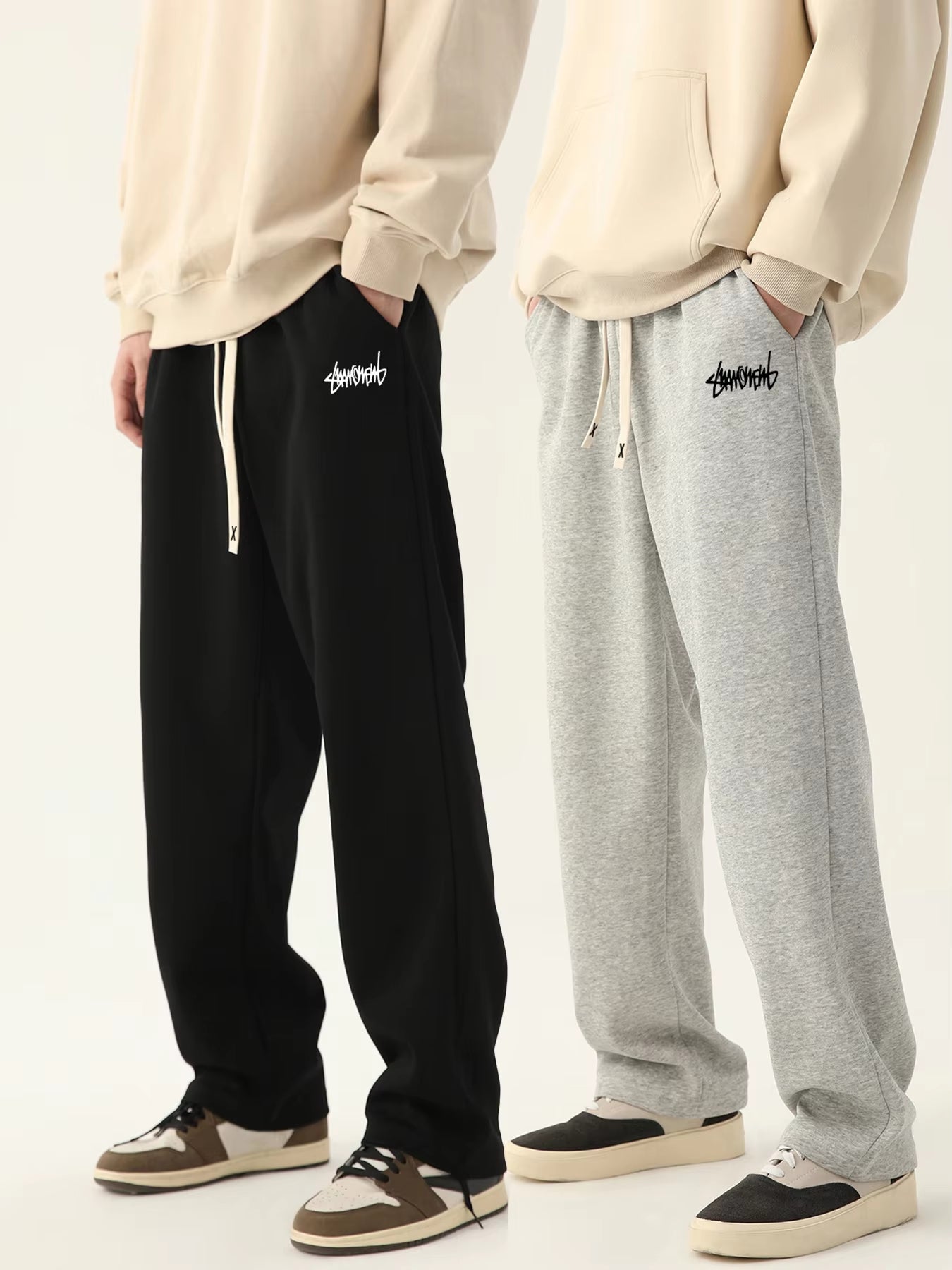 Men'S Jogging Pants Baggy Pants Neutral Breathable Baggy Outdoor Pants Fashion Design Jogging Pants 2024 New Sweatpants